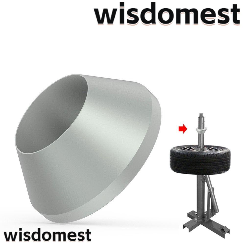 WISDOMEST Tire Maintenance Care Tool, Silver Centering Cone Manual Tire