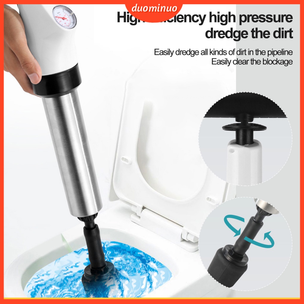 DU| Toilet Plunger with Ergonomic Handle Sewer Unclog Plunger High ...