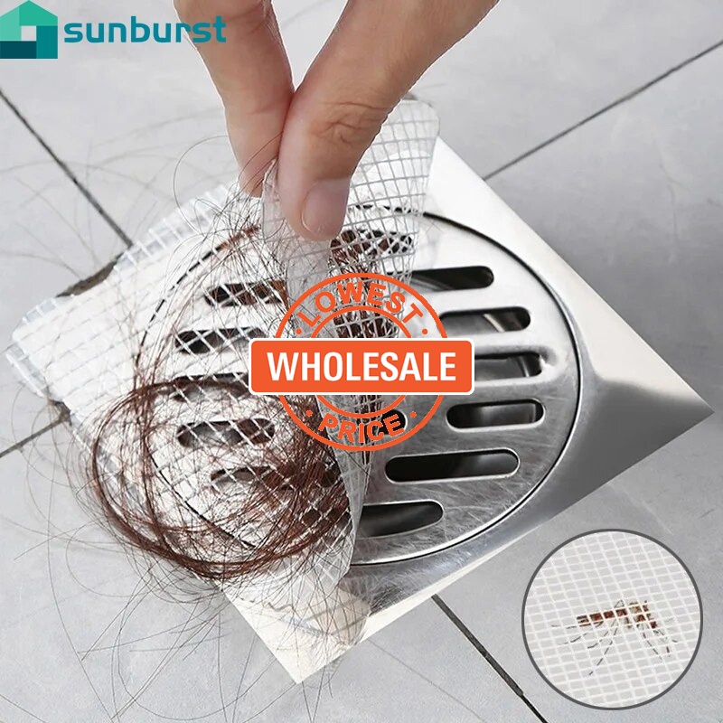 [Wholesale] 1/5Pcs Hair Fur Catcher Floor Drain Patch / Bathroom Anti