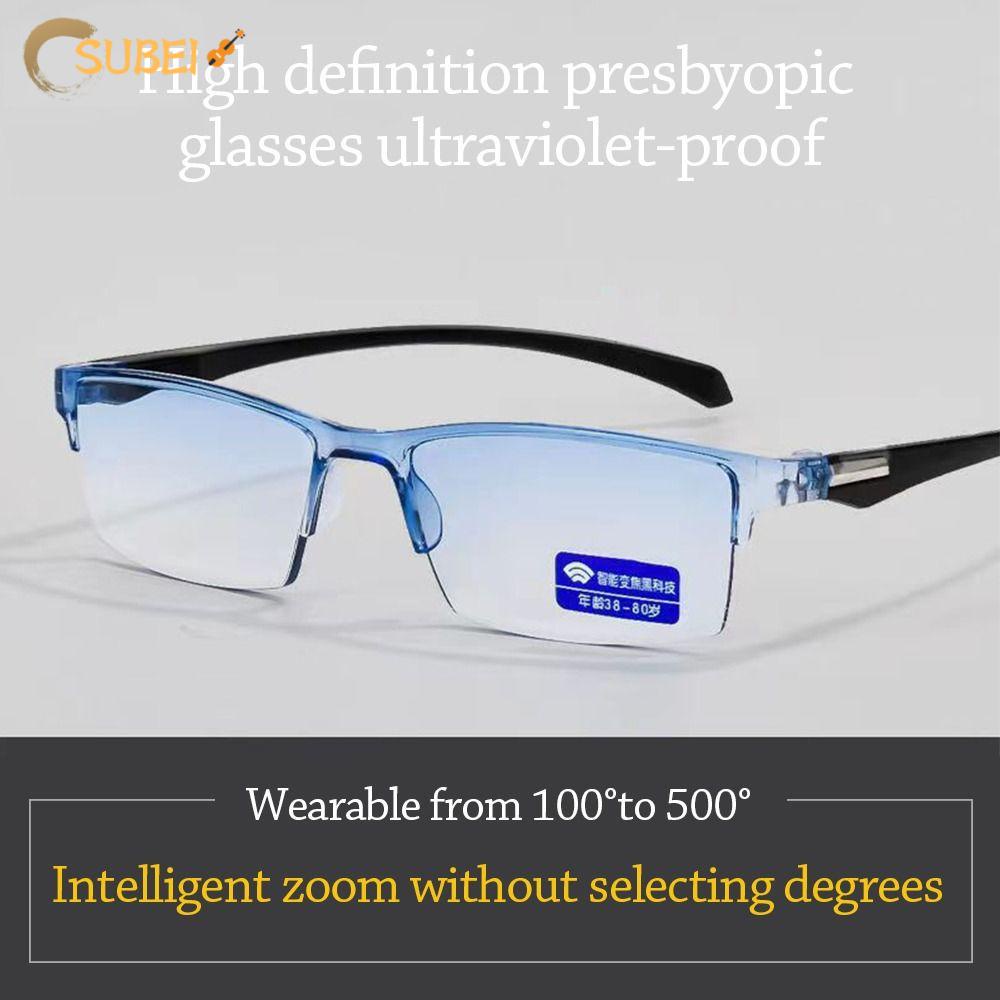 SULIN AntiBlue Light Reading Glasses, Smart Near Far Automatic Zoom