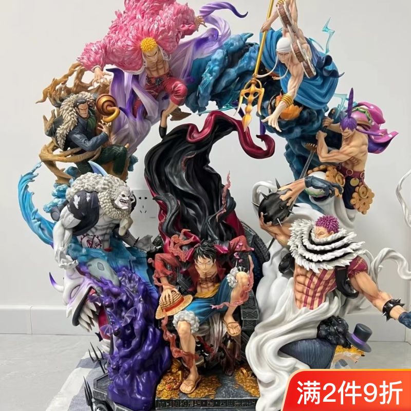 [Same Day Delivery] [Why Is Throne Luffy] One Piece Statue Anime GK ...