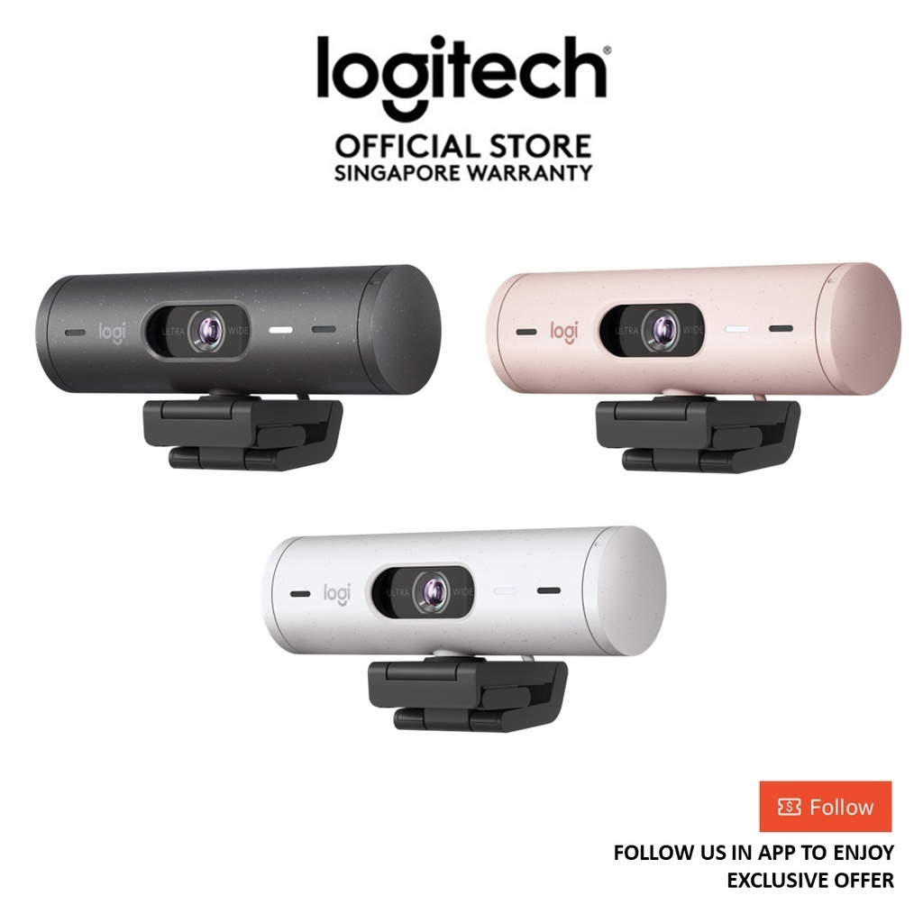Logicool BRIO 500 ピンク iF Design - Logitech Brio 500
