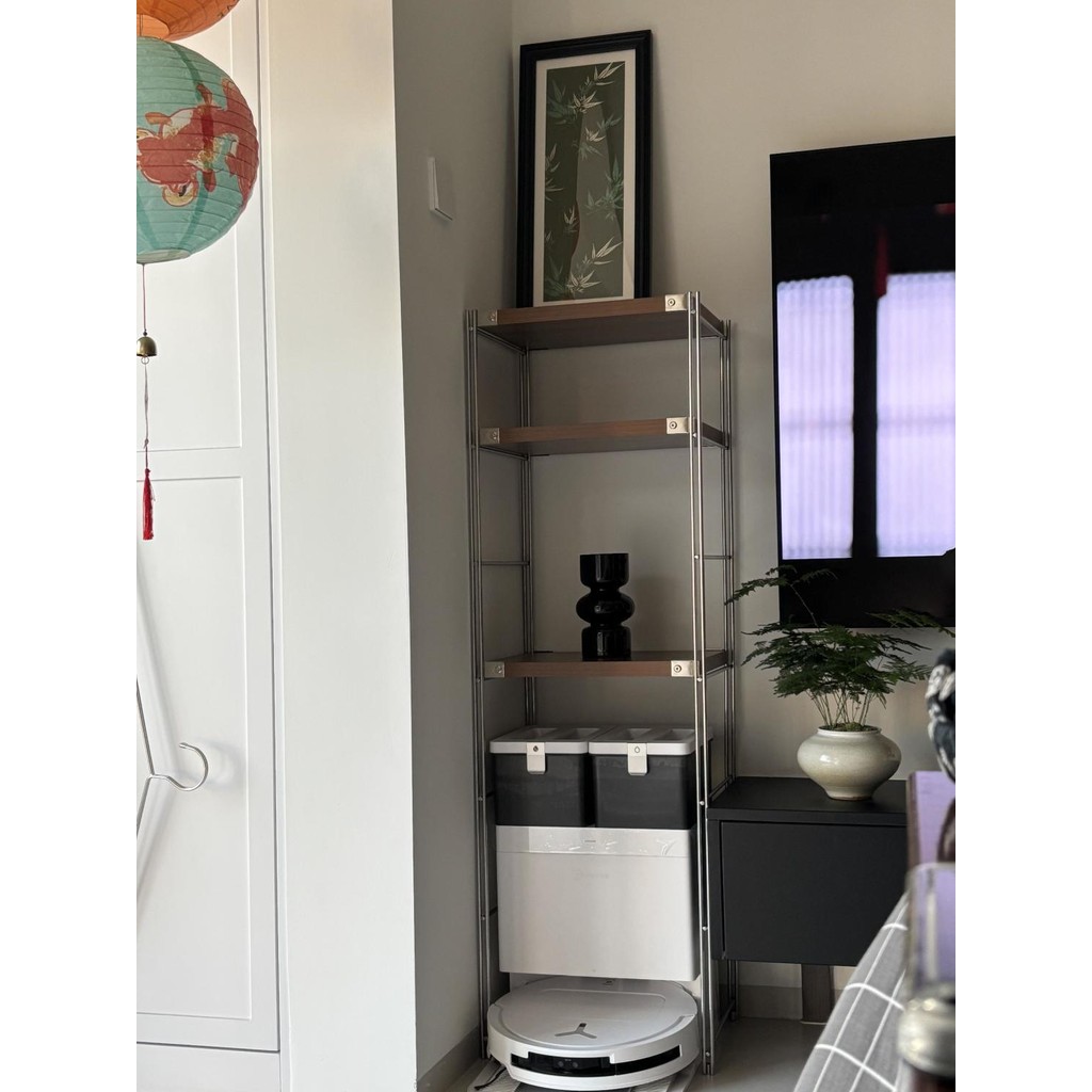 【SG Sales】Sweeping Robot Storage Rack Table Storage Cabinet Multi-Layer ...