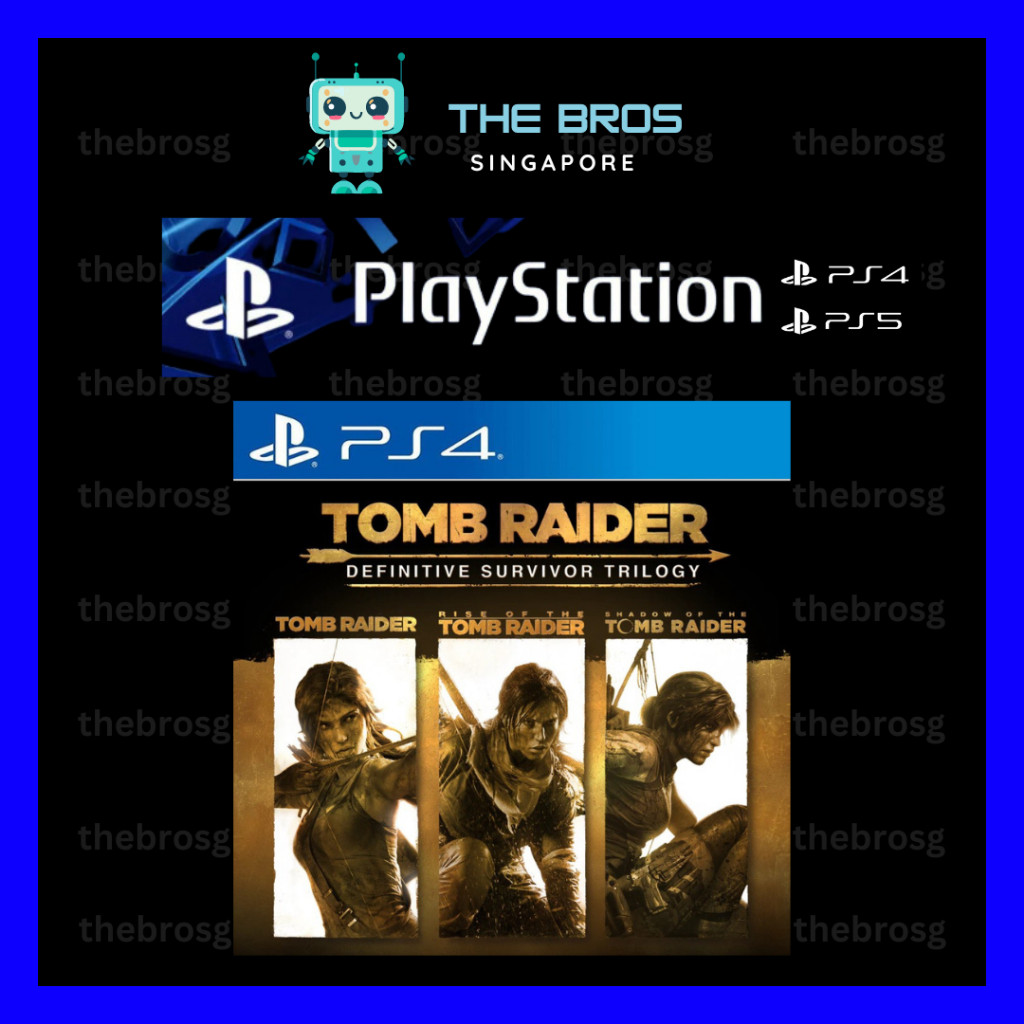 ⭐ PS4 PS5 PlayStation Digital Game Tomb Raider: Definitive
