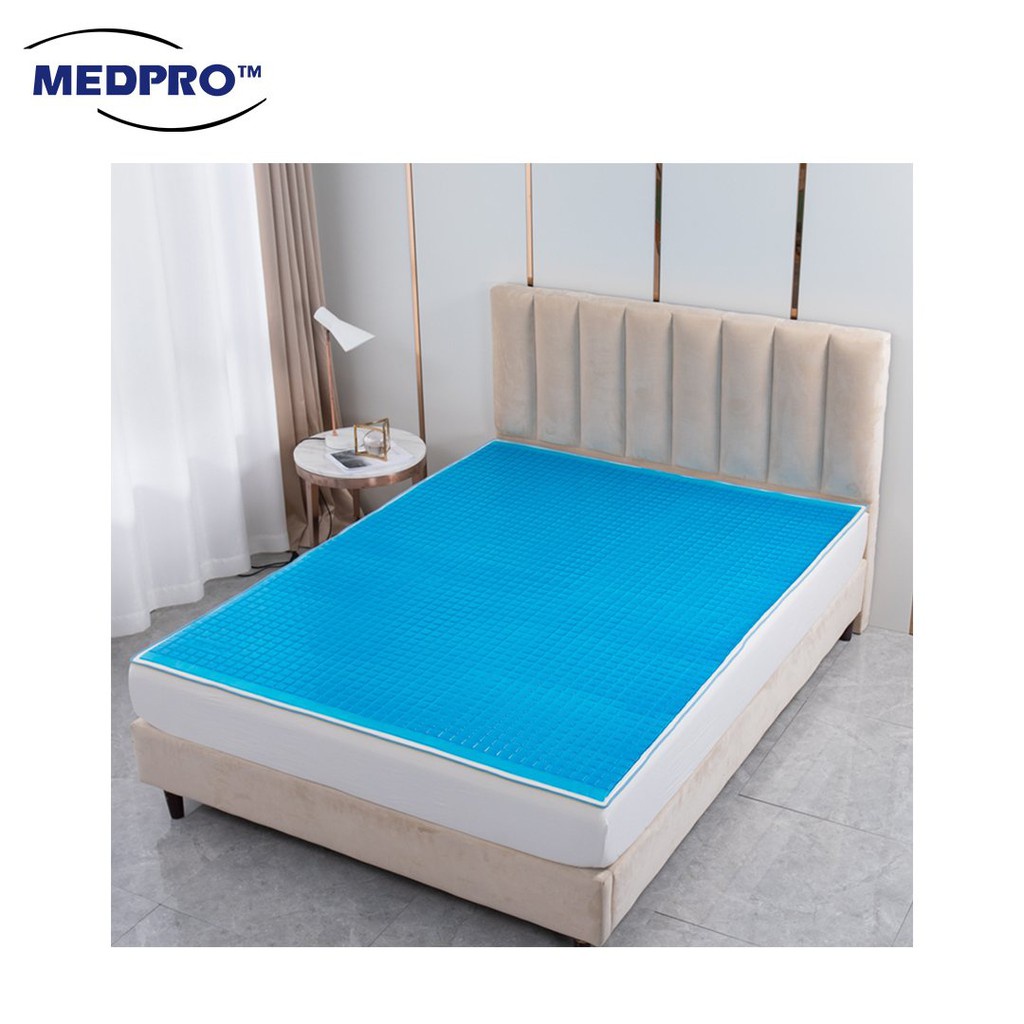 King size cool on sale gel mattress topper