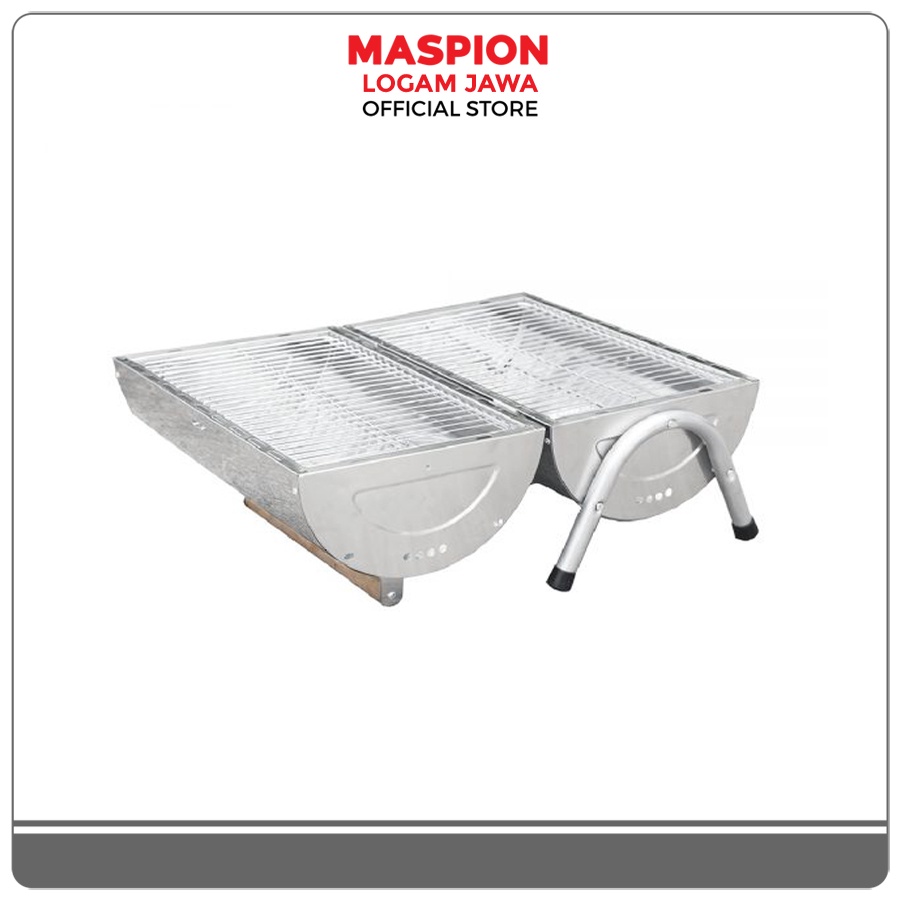 Maspion Maslon Double Stainless Steel Grill 41 cm With Cover - Gambar 2