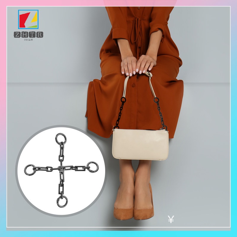 2 Pcs Purse Purses Chain Extender DIY Bag Supplies Strap Replacement