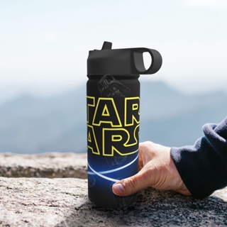 [In stock] Star Wars - Owala FreeSip Insulated Stainless Steel Water Bottle  with Straw Yoda