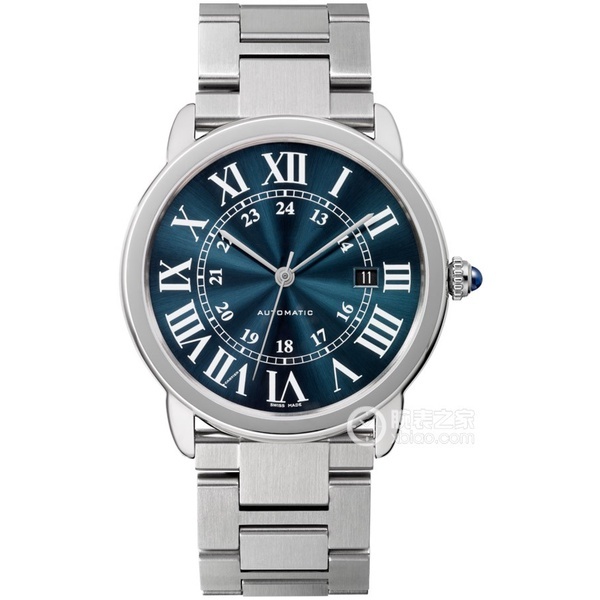 Roman Digital Charm Trend Blue Dial Exquisite Fashion Stainless