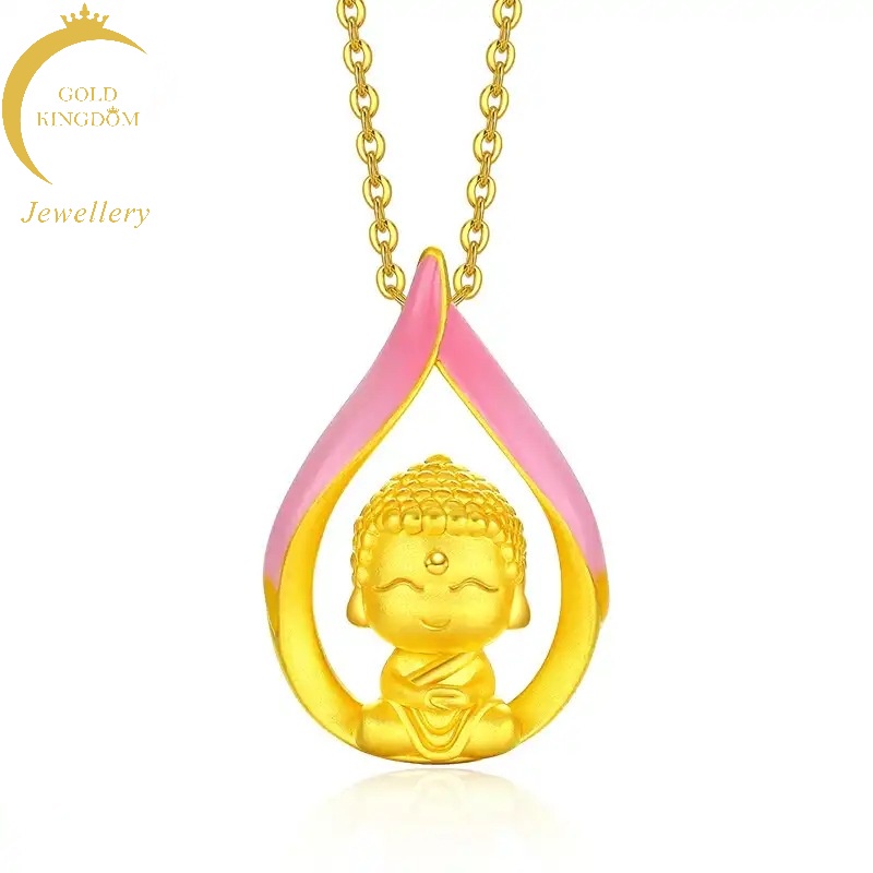 Gautam buddha gold on sale pendant