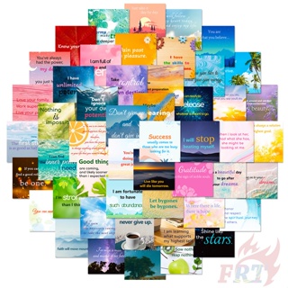 50pcs Inspirational Message Stickers Vision Board Supplies, Personalized  Creative Colorful English Alphabets For Stationery, Diary, Scrapbooking