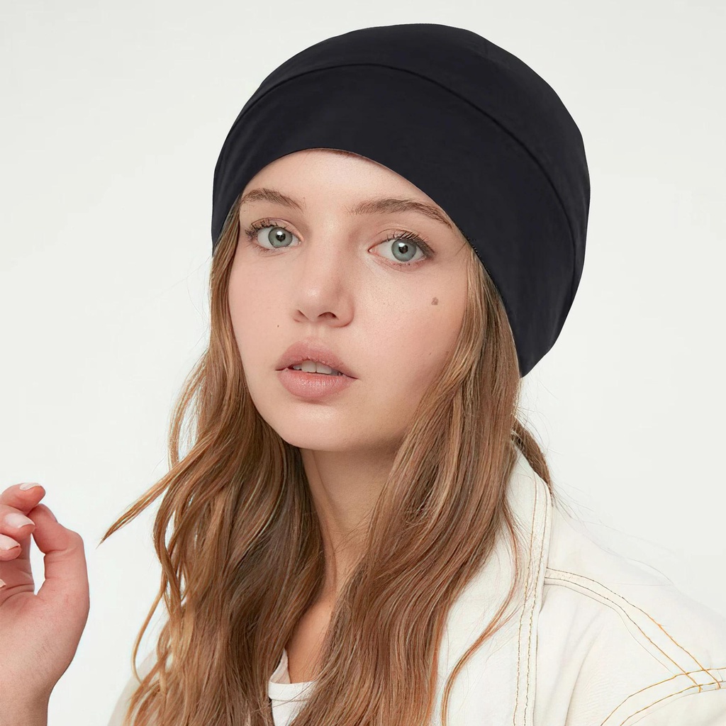 Cotton Skull Caps Lightweight Beanie Sleep Hats Sweat Wicking Cycling Running Hat Helmet Liner for Men Women Multicolor Shopee Singapore