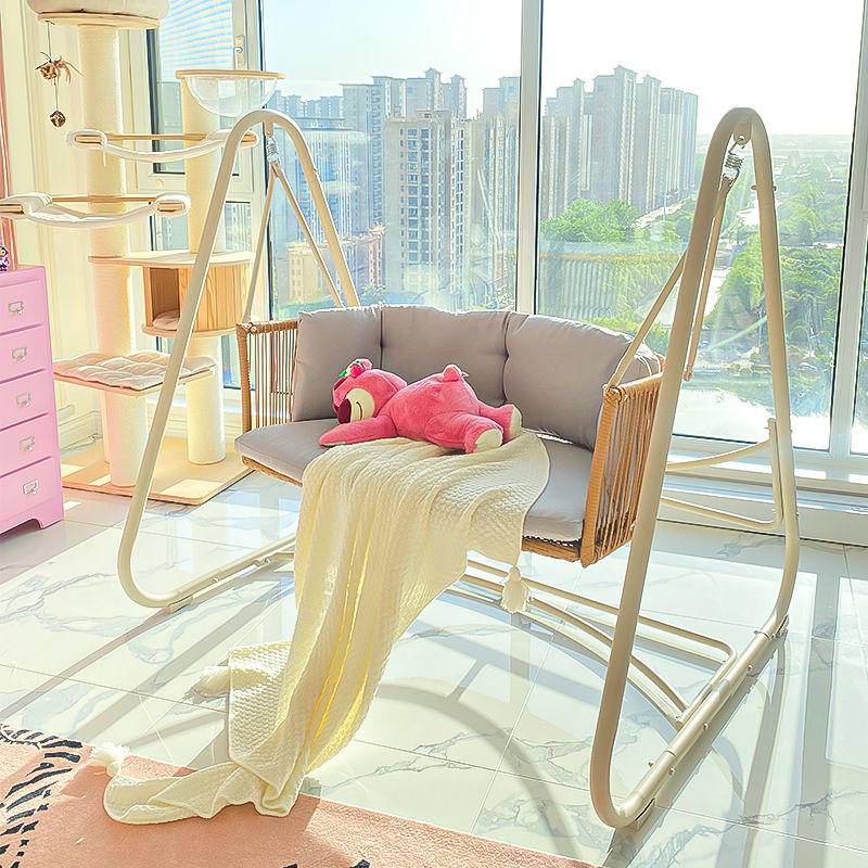 Outdoor swing, courtyard, garden, rocking chair, balcony, swing, living ...