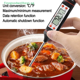 Anpro Cooking Thermometer, DT-10 Instant Read Digital Cooking Meat  Thermometer with Long Probe for Food, Meat, Candy and Bath Water - Black