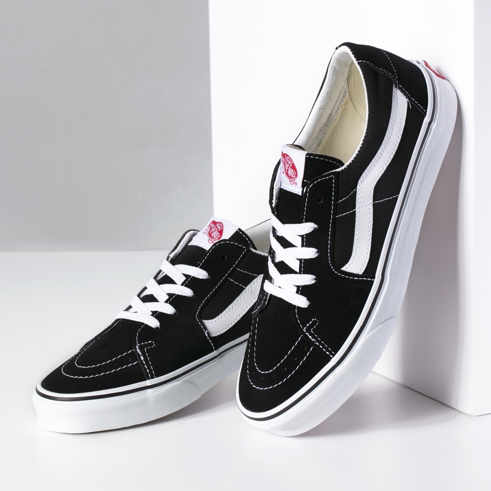 Vans Sk8 Low Unisex Sneakers Women Us Size Black VN0A4UUK6BT1 Shopee Singapore