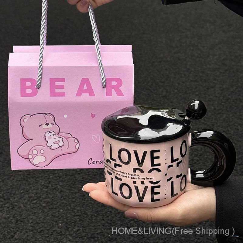 Ins Goodlooking Celebrity Water Cup Girl Heart Birthday Gift