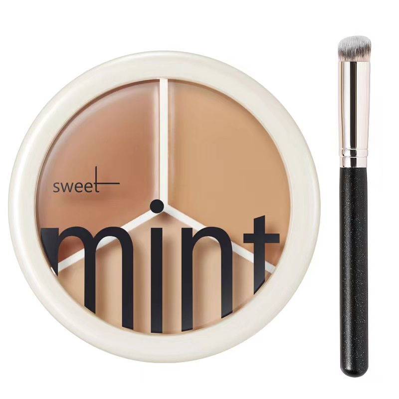 SWEET MINT Tri-color Concealer Spot Acne Marks Dark Circle Repair ...