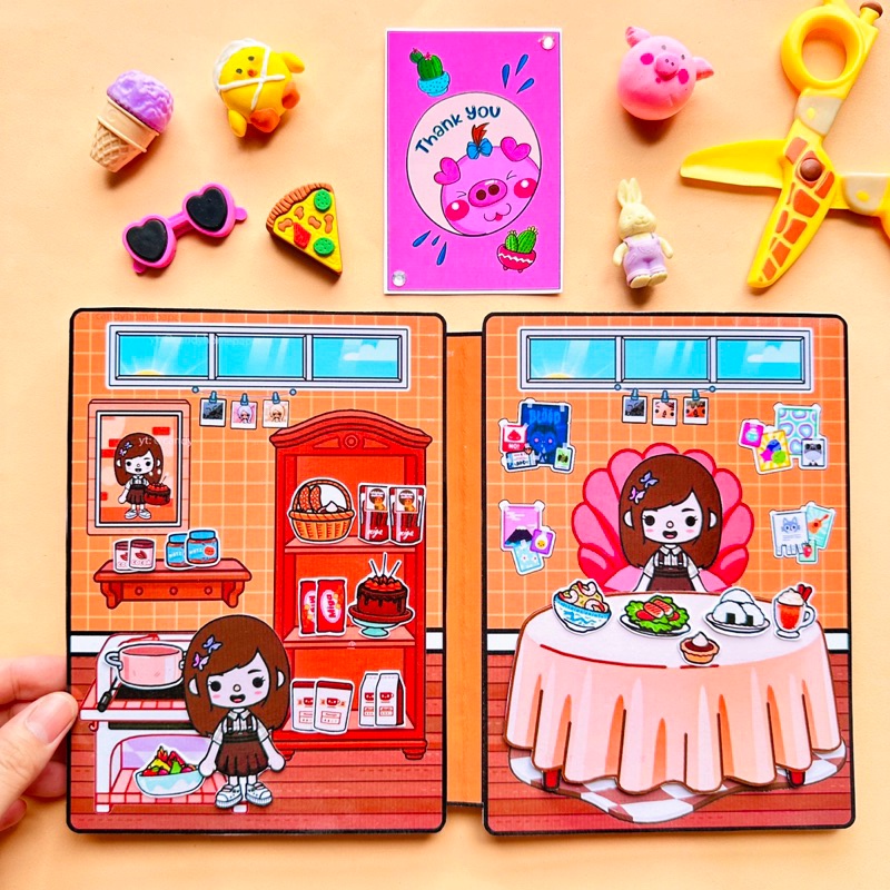 Toca Life World Quiet Book Toca Bocas Chocolate House Shopee Singapore 9070