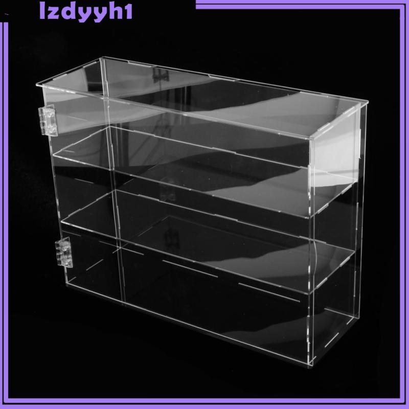 [JoyDIY] 1 piece Acrylic Display Rack Case Organizer Storage, Glass
