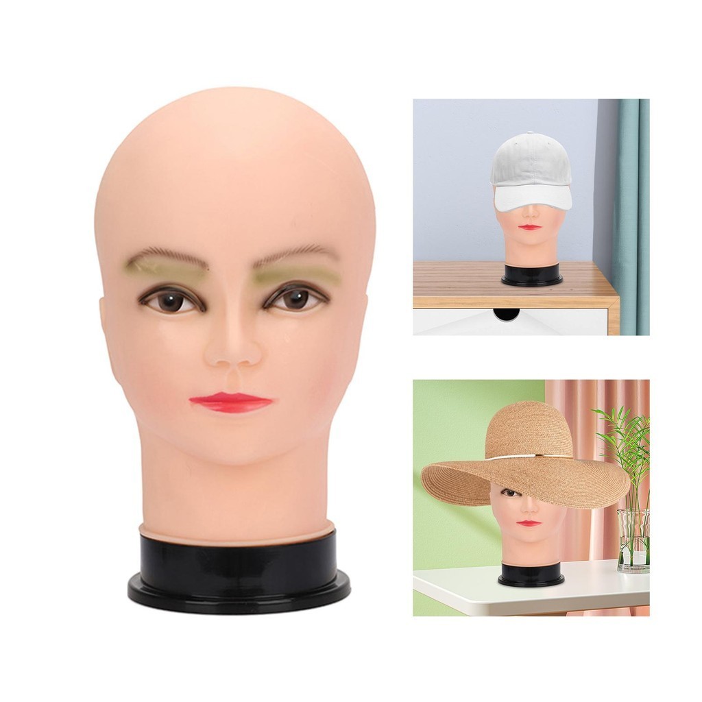 [Kesoto3] Female Mannequin Head Realistic Manikin Head for Hat