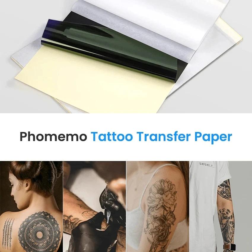 100PCS Phomemo M08F Tattoo Transfer Paper A4 Size Thermal Copier