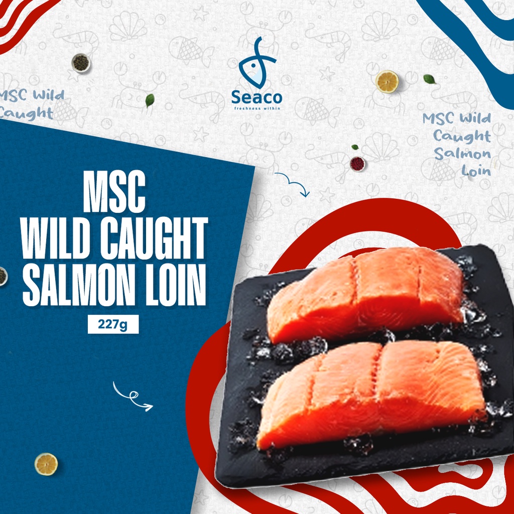 [SEACO] MSC Wild Caught Salmon Loin 227g Shopee Singapore