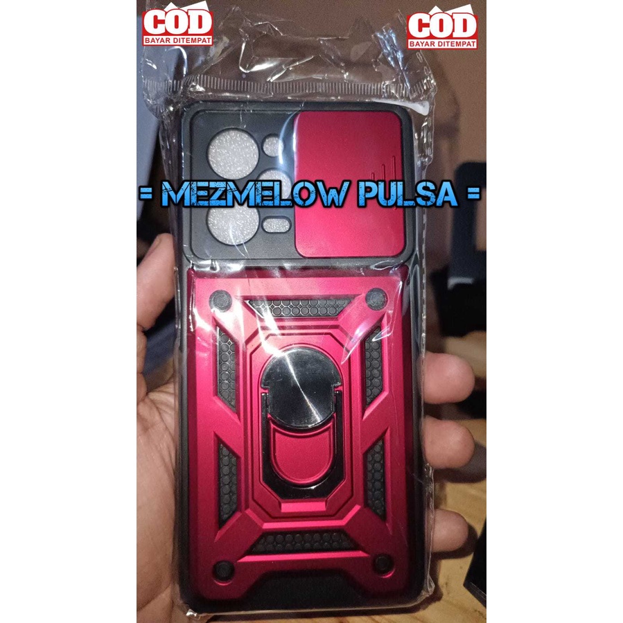 Hard Case Ring Magnet Stand Case Armor Hardcase XIAOMI REDMI NOTE 12 / POCO X5 5G - Gambar 2