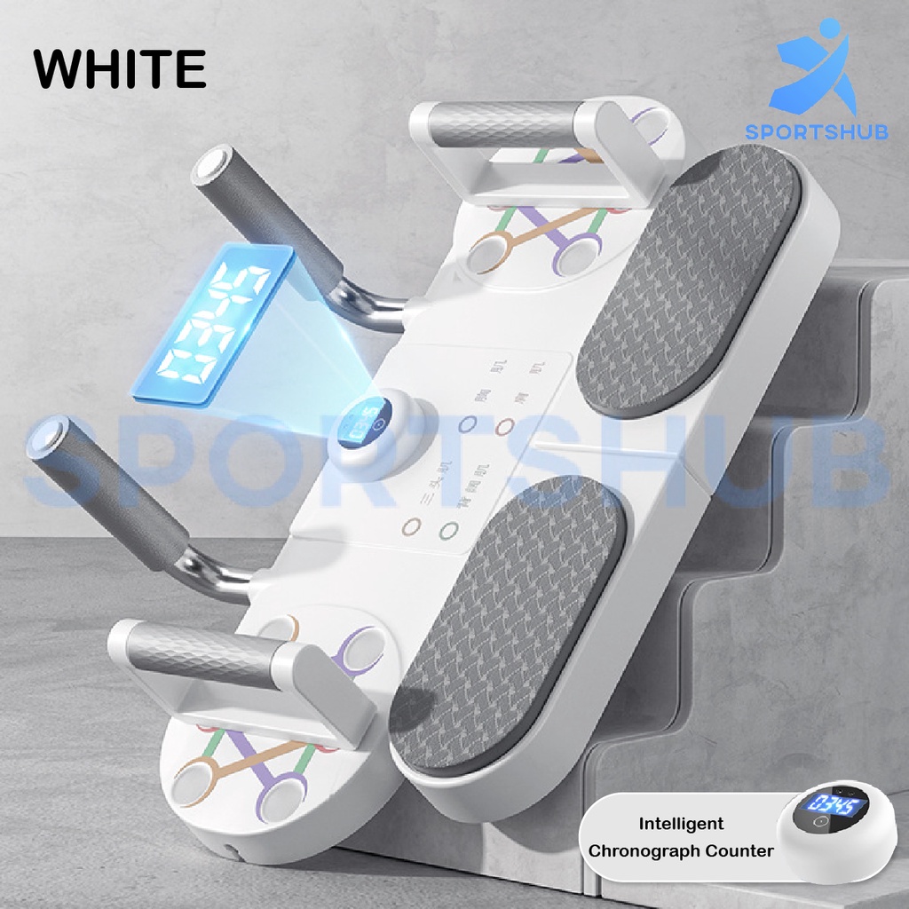 SG Push Up Board Smart Counter Timer Multi-Functional Home Gym Muscle ...