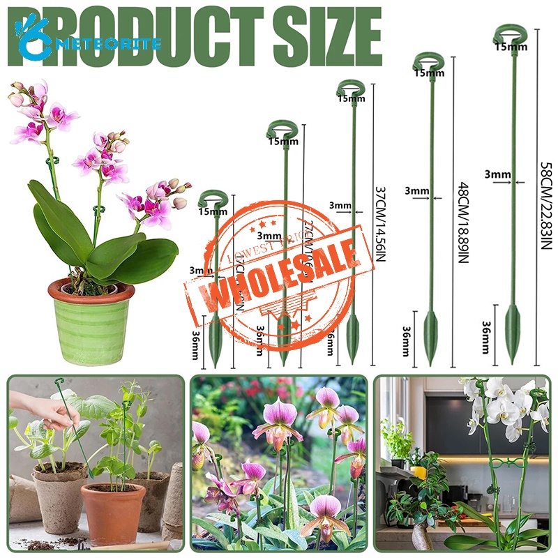 [Best Choice] 17cm/27cm/37cm/48cm/58cm Bonsai Plant Plastic Support Rod ...