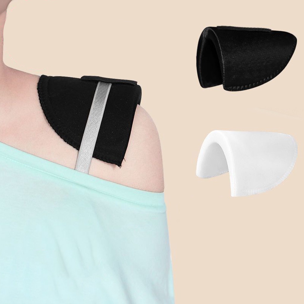 2PCS Silicone Underwear Shoulder Pads Anti-Slip Shoulder Pad Bra Strap  Decompression DIY Apparel Accessories