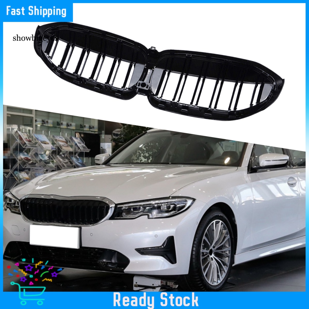 SGES Matte Black Car Grill Dual Slat Front Kidney Grille 51138072085 ...