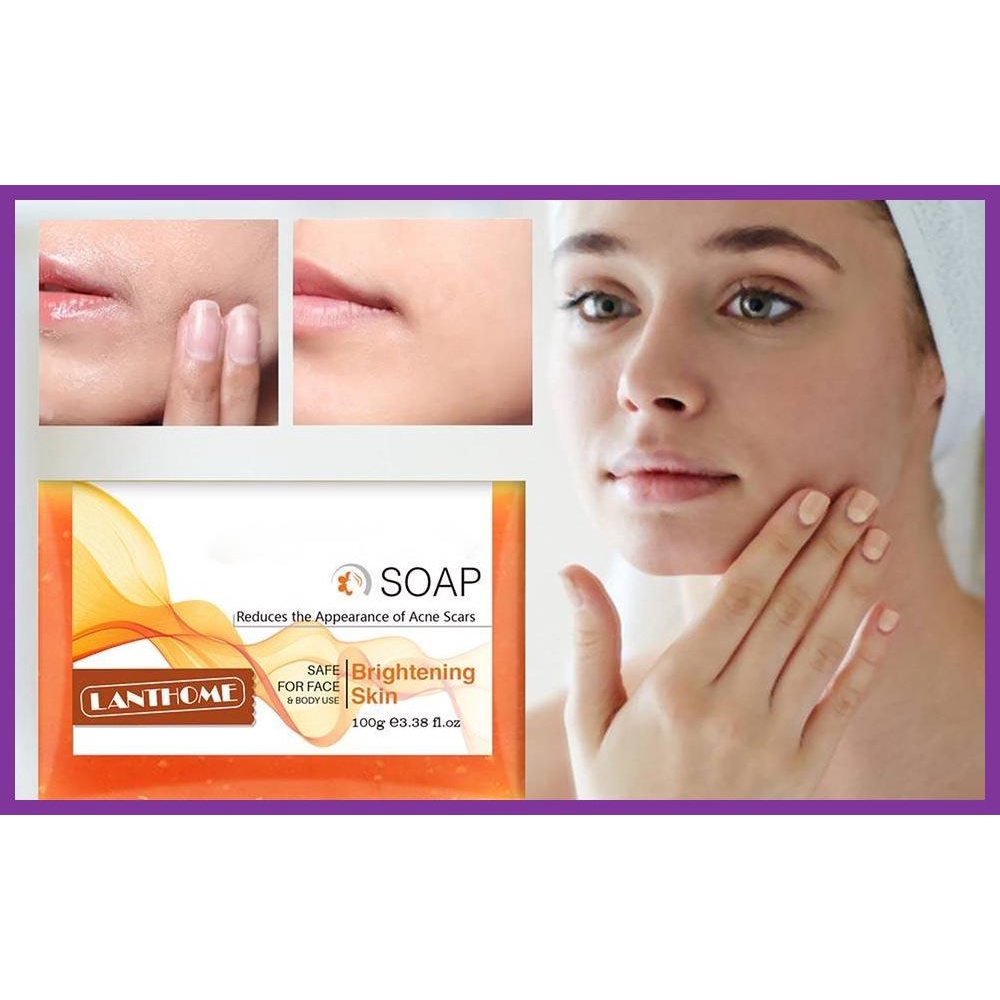 Skin Lightening Soap 100g Natural Face Soap Brightening Bar Cleanser