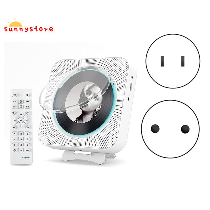 Portable Bluetooth CD Player,Wall Mount CD Player Home Audio Music