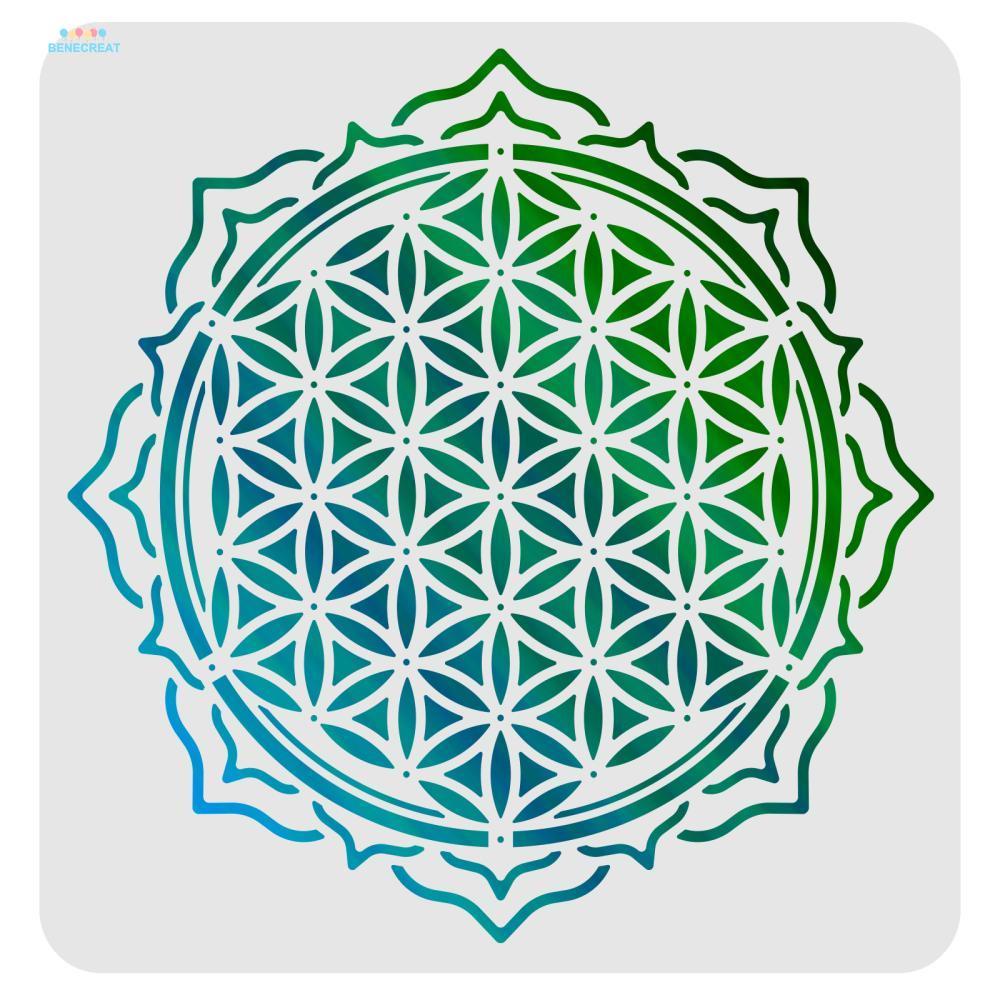 1pc Plastic Reusable Drawing Painting Stencils Templates for Painting
