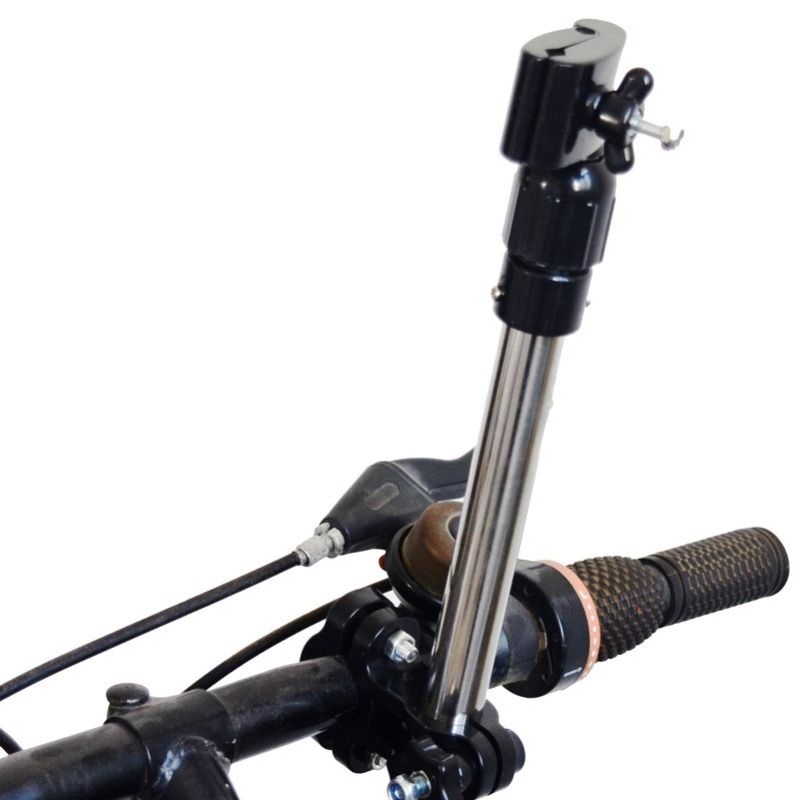 Ifundom 1pc Retractable Folding Umbrella Holder For Bike Detachable Umbrella Bracket Sunshade Rack For Convenient Riding Durable Design For Easy Mounting Bicycle Handlebar