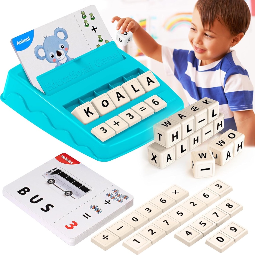 3-8 Years Old Children Learning Games, 2 in 1 Spelling Puzzles and Reading  Educational Toys Flash Card Numbers and Color Identification Preschool  Learning Visual Word Toys Educational Toys 5-7 Years Old Children  Educational | Shopee Singapore