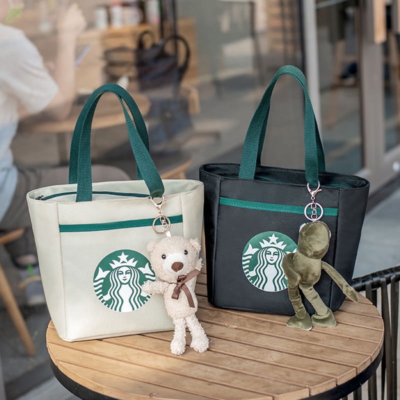 STARBUCKS WATERPROOF BAG BLACK