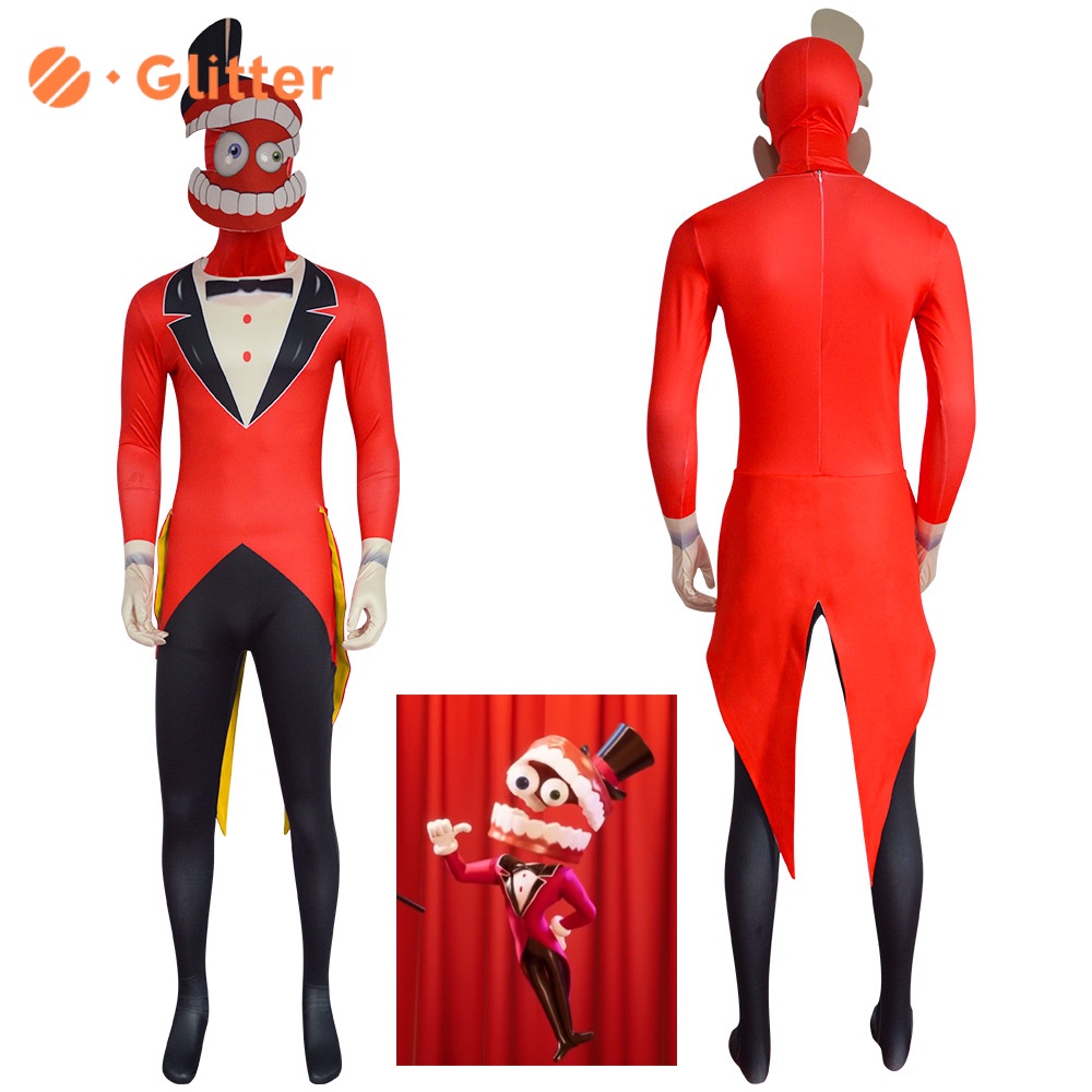 The Amazing Digital Circus Pomni Caine Cosplay Costume For Kids Boy ...