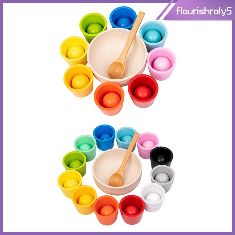 [Flourishroly5] Balls in Cups Montessori Preschool Sensory Toys with ...