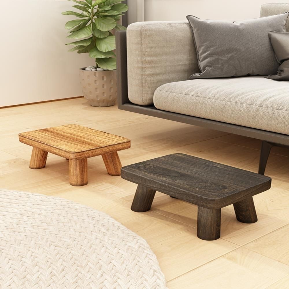 Solid Wood Small Bench Home Living Room Small Wooden Stool Children ...