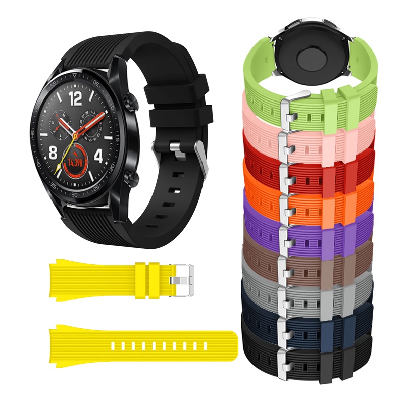 22mm Silicone Band For Huawei Watch GT 2 3 Wrist Strap GT2 Pro GT3