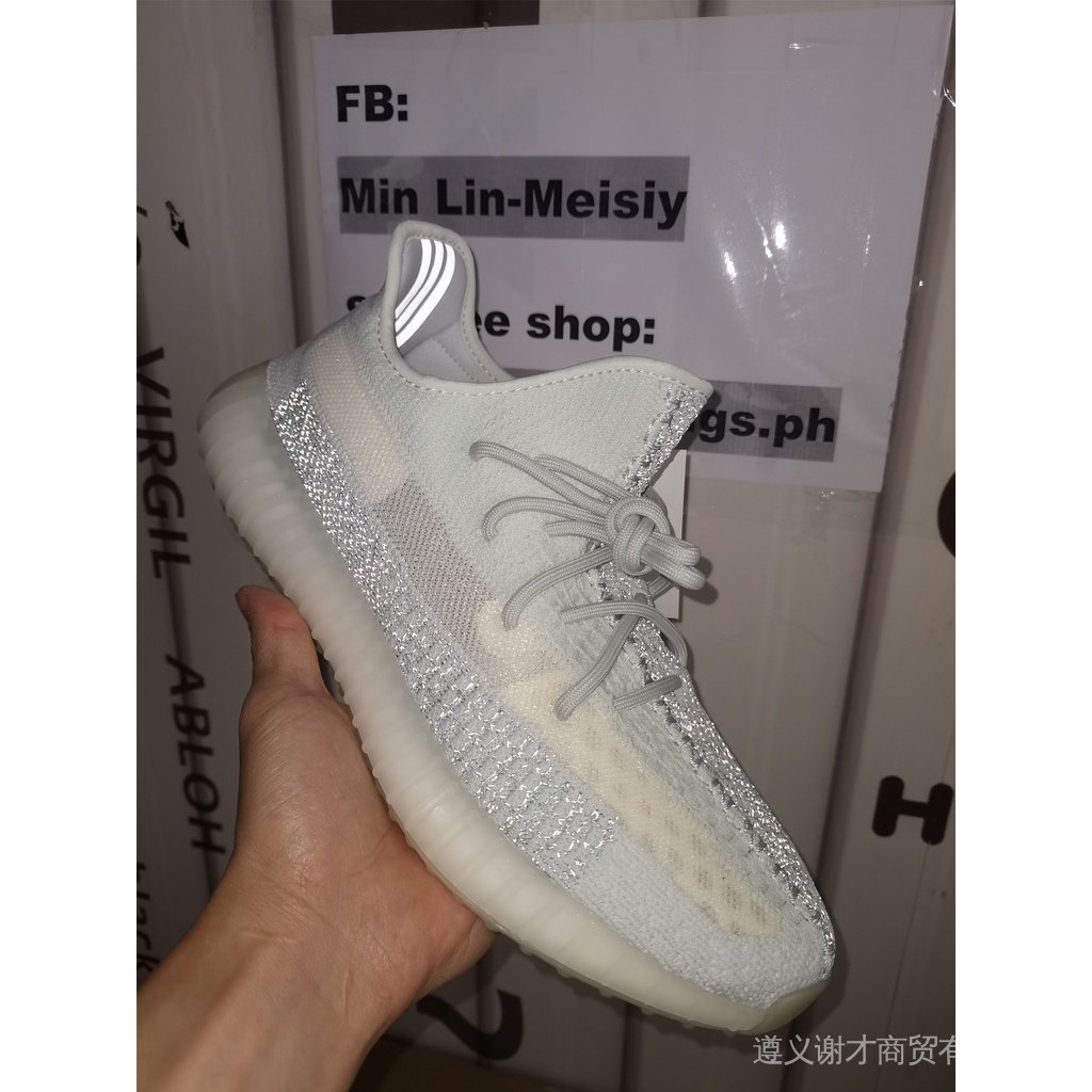 Original LW Lot Yeezy 350 v2 White Cloud RF, FW5317, Men Women's Shoes