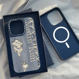 CASETiFY X Matin Kim Destroyed Denim Magnetic suction Sliver