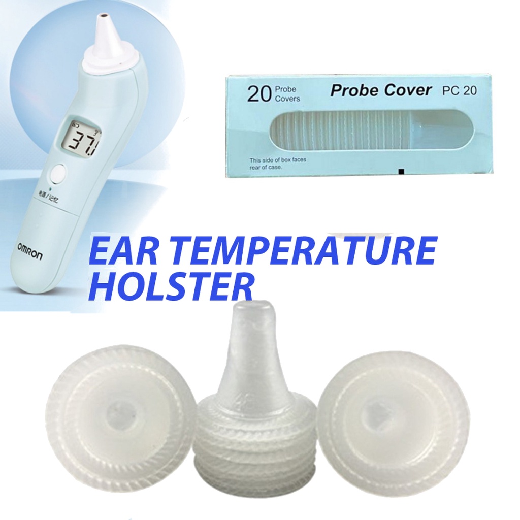 20/100pcs Universal Ear Thermometer Probe Covers Disposable Ear Thermometer  Probe Case