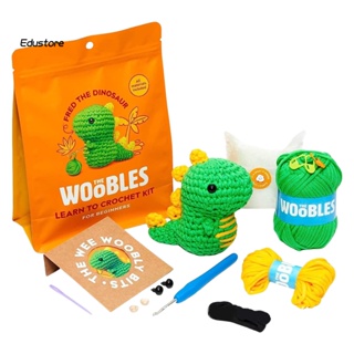 Woobles Crochet Kit for Beginners Knitting Kit with Animal DIY Craft Art  Gifts