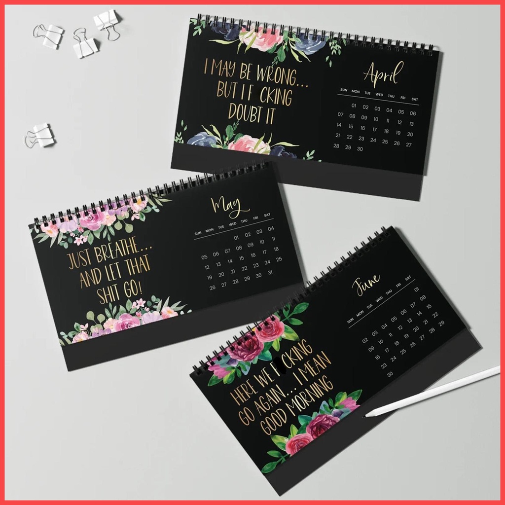 Tired Ass Women Calendar 2024 Calendar Tired Women Wall Desk Calendar