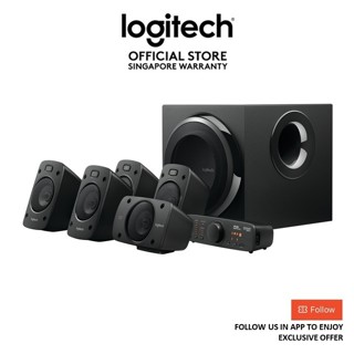 Logitech z906 surround sound best sale home theater