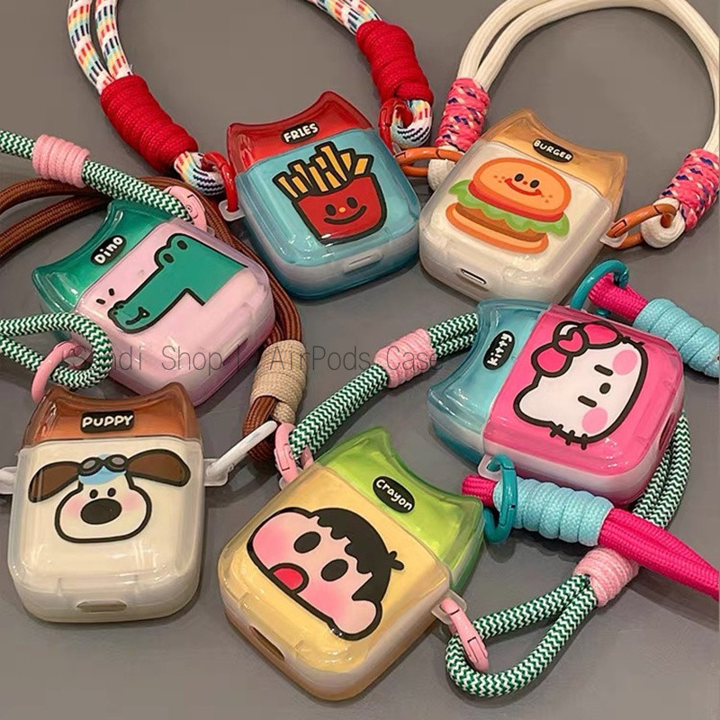 Creative Fries New AirPods Case Earphone Case for AirPods 1/2/3