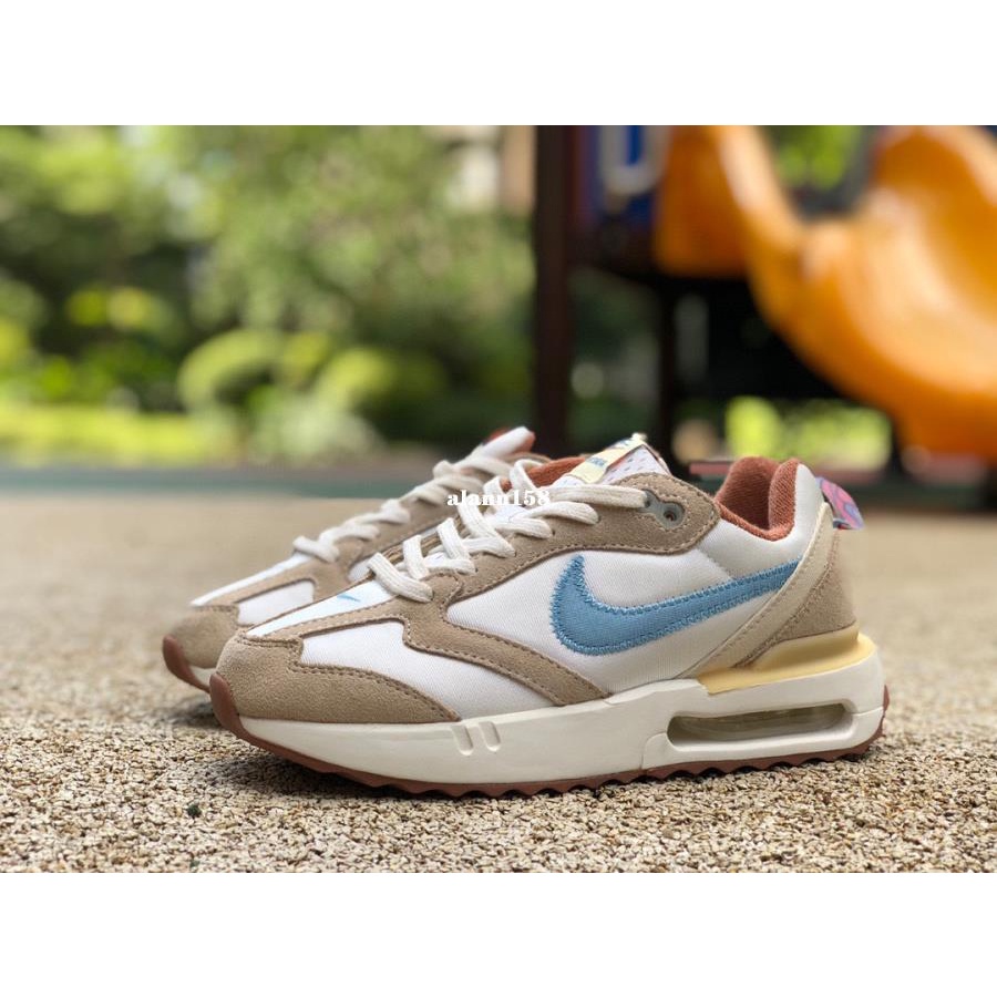 Nike Air Max Dawn Milk Tea Blue Hook Sports Non slip Running Shoes