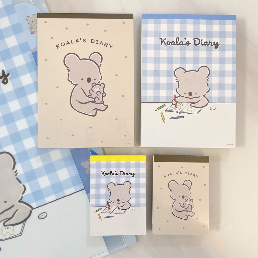 Ready Stock Japan sunstar sunstar Koala Picture Diary Series A6 Large Note  Pad Mini Note Pad